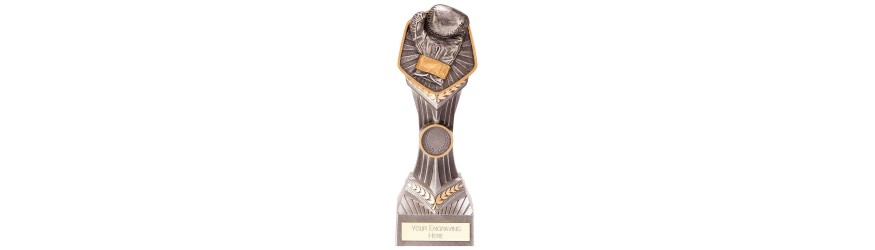 FALCON BOXING GLOVE RESIN TROPHY - 4 SIZES - 15CM - 24CM